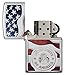 Zippo America Stamp on Flag Pocket Lighter, High Polish Chromethumb 4