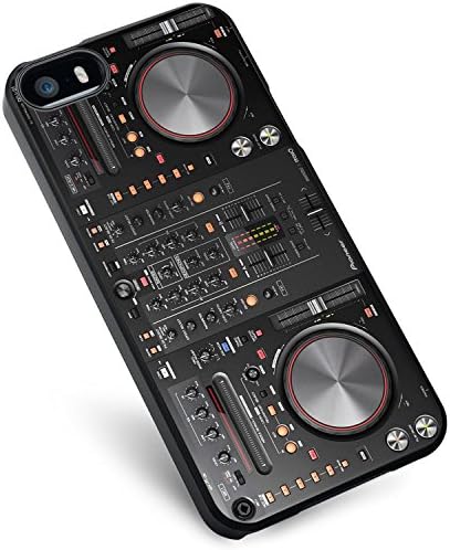 Best DJ Turntables (Turntable DJ Hip Hop Synthesizer Music Radio Speakers Classic) for Iphone and Samsung Galaxy Case (iPhone 5/5s black)