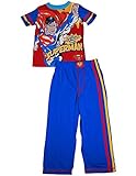 Superhero - Little Boys Short Sleeve Long Leg Pajamas