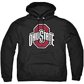 LOGOVISION The Ohio State University Official Distressed Primary Logo Unisex Adult Pull-Over Hoodie
