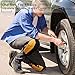 BESKAR Pro Flooring Knee Pads with Heavy Duty Foam Padding and No-slip Leather Stabilizers, Durable Straps & Adjustable Easy-Fix Clips, Kneepads for Work, Construction,Gardening, Cleaning & Roofing