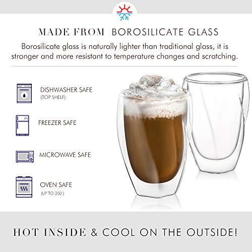3 JoyJolt+Glasses+Insulated+Tumblers+10+Ounces