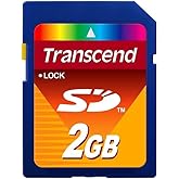 Transcend 2 GB SD Flash Memory Card (TS2GSDC)