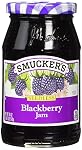 Div smucker's sdls blkberry jam 18oz 12ct (051500006849)