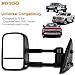 SCITOO Towing Mirrors fit 2007-2014 for Chevy Silverado for GMC Sierra 1500/2500 HD/3500 Tahoe Yukon 2008-2013 for Avalanche 1500 for Suburban 1500/2500 Power Heated Tow Mirror