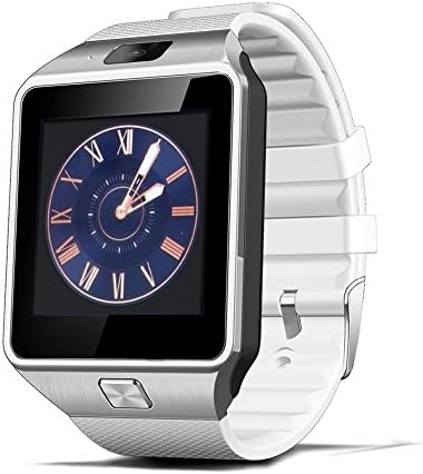 CNPGD [U.S. Office Extended Warranty] Smartwatch + Unlocked Watch Cell Phone All in 1 Bluetooth Watch for iPhone Android Samsung Galaxy Note,Nexus,htc,Sony (White)