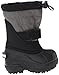 Columbia girls Powderbug Plus Ii Snow Boot, Black/Hyper Blue, 7 Toddler US