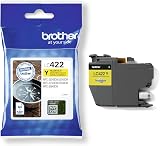 Brother LC-422Y Yellow Ink Cartridge Single Pack Standard Yield view 2