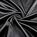 Stretch Charmeuse Satin Black, Fabric by the Yard