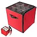 NICEXMAS Christmas Ornament Storage Box with 27 Compartments