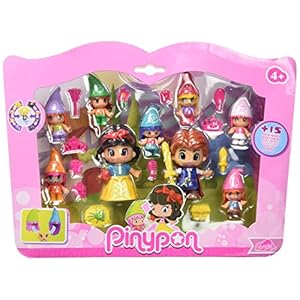 Pinypon Pack de Figuras Blancanieves y Siete enanitos
