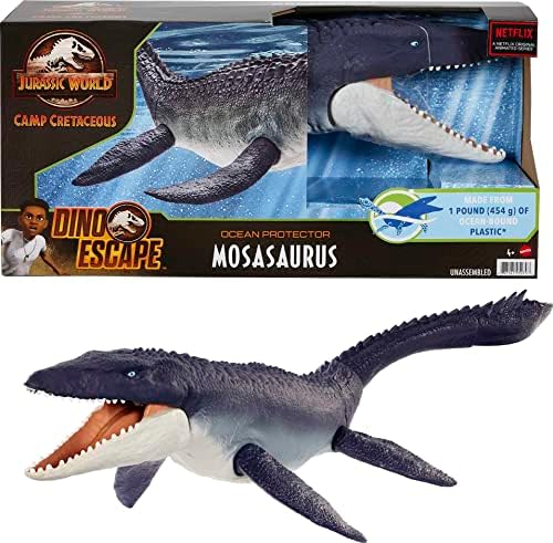 Mattel Jurassic World Ocean Protector Mosasaurus Dinosaur Action