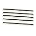 5pcs 1x40 Pin 2.54 mm Angle Single Row Pin Header Strip