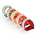 GLCON LED Wristbands [5 Pack] High Visibility Glow in the dark Velcro Flashing Bracelet Armbands Safety Night Running Cycling Jogging Dog Walking Hiking Camping (S-20 cm for Kids)
