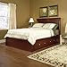 Sauder Palladia Platform Bed, Queen, Select Cherry finish