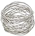 ARN Craft Silver Round Mesh Napkin Rings- Set of 12 for Weddings Dinner Parties or Every Day Use (CW- 07-12)