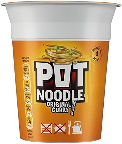 Amazon ポットヌードルオリジナルカレー90グラム X 2 Pot Noodle Original Curry 90g Pack Of 2 並行輸入品 Pot Noodle パスタ 通販