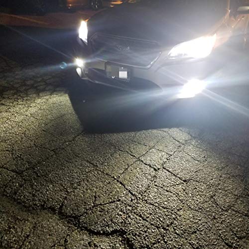 image for Alla Lighting H10 9145 LED Fog Light Bulb 2800 Lumens Xtreme Super Bri