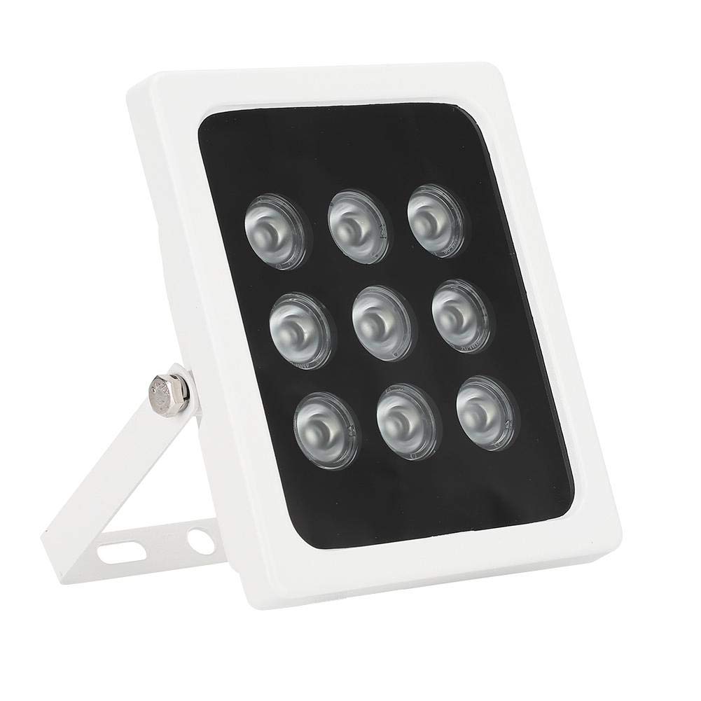 Tosuny Infrared 9 LEDs 90 Degree Wide Angle IR Waterproof LED Infrared Light for Security CCTV Camera