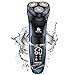 Electric Shaver, MUGU Wet and Dry Rechargeable Cordless Mens Rotary Shavers with Pop-up Trimmer - USB Charging