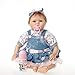 SanyDoll Reborn Baby Doll Soft Silicone Vinyl 22inch 55cm Lovely Lifelike Cute Baby Boy Girl Toy Cowboy Dress Doll