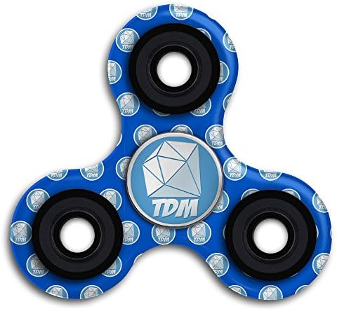 Dan Tdm Logo EDC Tri Fidget Spinner Hand Spinner Finger Spinner Finger Toy Relieve Stress High Speed Focus Toy For Adult And Children