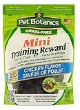 Pet Botanics Mini Training Rewards Grain-Free Chicken Treats For Dogs (1 Pouch), 4 Oz