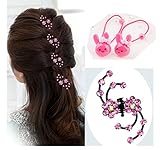 Cuhair(tm) 10pcs Wedding Rhinestone Crystal Women Girl Hair Clip Pin Claw Barrettes Accessories