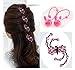 Cuhair(tm) 10pcs Wedding Rhinestone Crystal Women Girl Hair Clip Pin Claw Barrettes Accessories