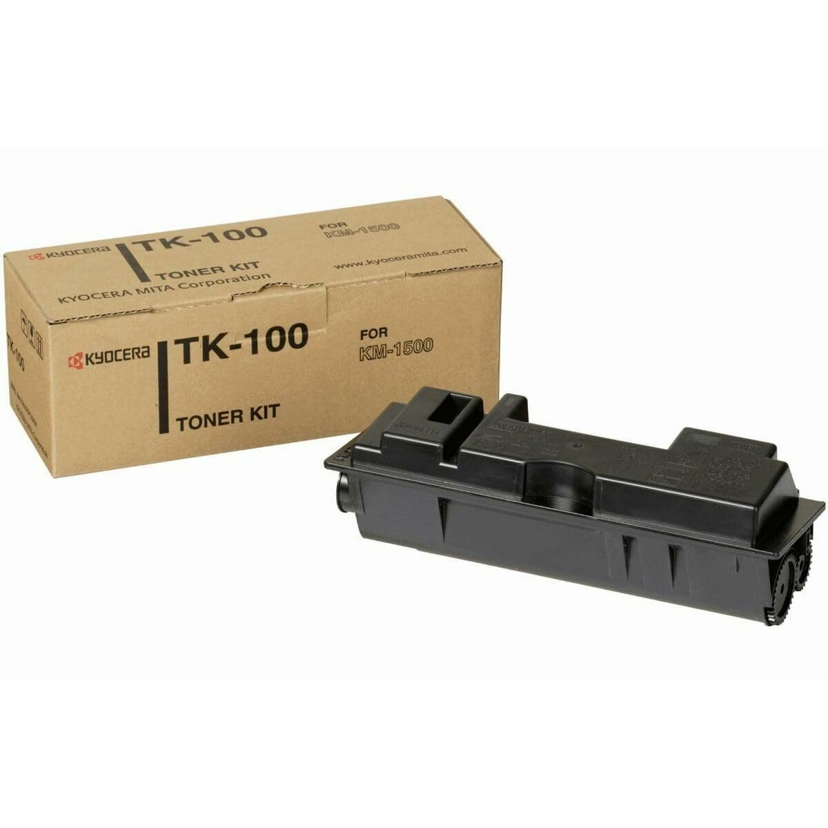 Kyocera Toner Cartridge TK-100 K - BLACK - 6.000 Pages High Capacity Genuine Premium Printer Toner - 370PU5KW - 370PU5KW - for KM-1500