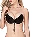 SHANYA Strapless Backless Invisible Adhesive Wing Shaped Push-up Bras (pair of 2,B/C)