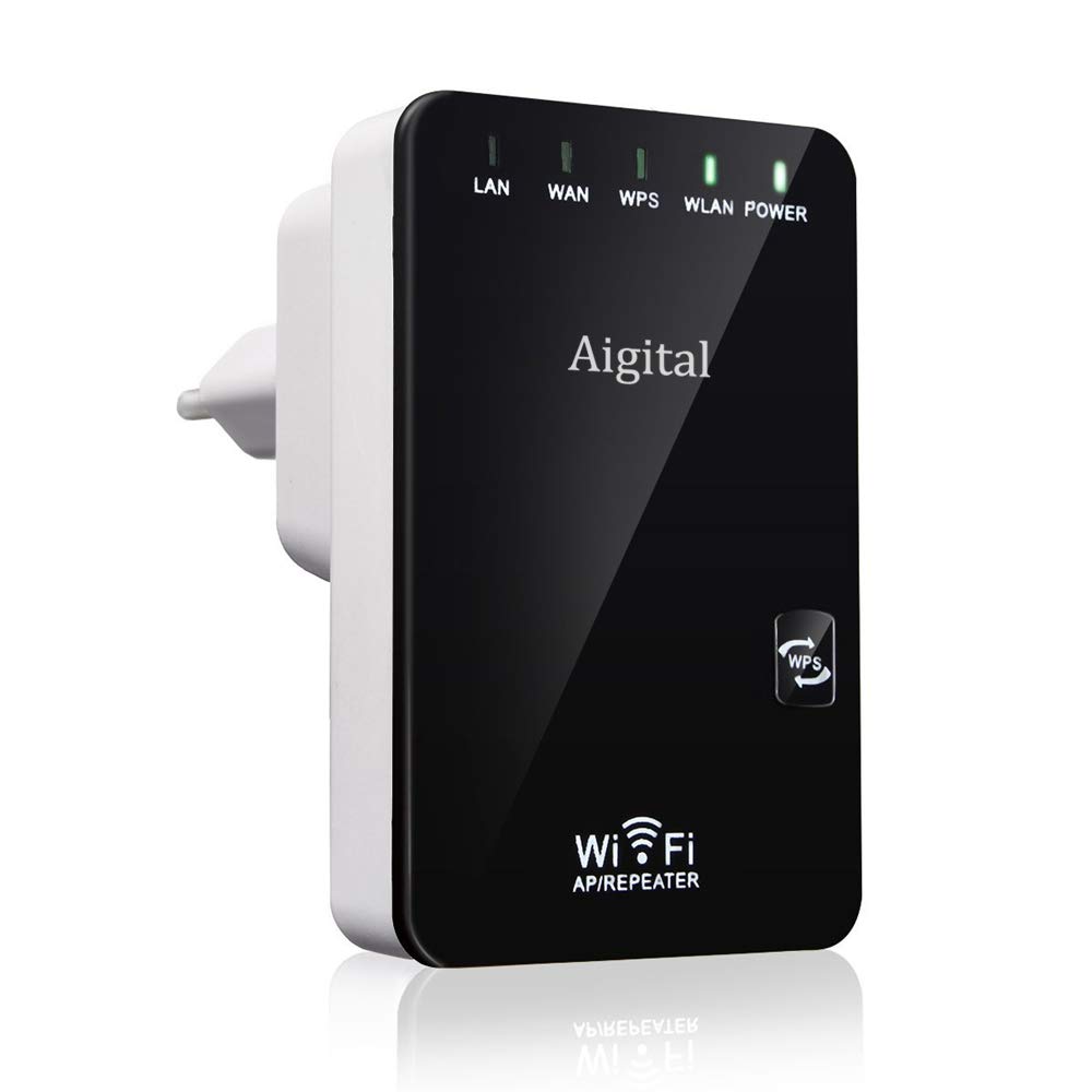 Aigital WiFi Répéteur, Extenseur sans Fil 300M MiniRouteur