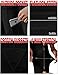 ODODOS High Waist Out Pocket Yoga Capris Pants Tummy Control Workout Running 4 Way Stretch Yoga Capris Leggings,Black,Large