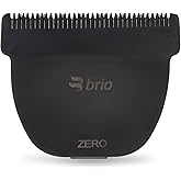 Brio Stainless Steel Zero Blade for Beardscape V1 &amp; V2 Trimmers (Black) | Cuts Extremely Close at 0.2mm &ndash; Perfect for Tight Lines &amp; Cleaning Up Mustaches