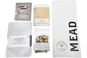 Mead Kit Refill, Ingredients to Make 1 Gallon of Mead, Includes Lalvin D47 Yeast, Orange Spice Blend, Yeast Nutrient, Sanitizer and Instructions from Must Bee Company
