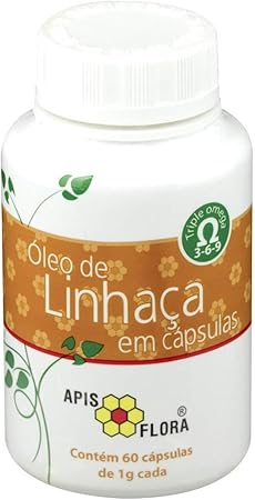 Óleo de Linhaça - 60 cápsulas de 1 g, Apis Flora