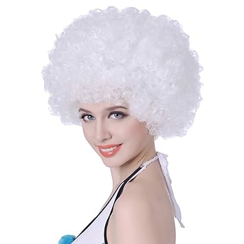 White afro wig Clearance