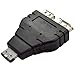 CY Combo eSATAp Power over eSATA USB 2.0 to eSATA & USB splitter Adapter 1 in 2 new