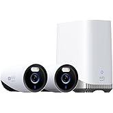 eufy Security eufyCam E330 (Professional) -Cam Kit, 4K Outdoor Security Camera System, 24/7 Recording, Plug-in, Wi-Fi NVR, Face Recognition AI, 10CH, Local Storage (Renewed) (2 Camera Kit)