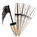 3D Fiber Mascara Long Black Lash Eyelash Extension Waterproof Long Lasting Eye Makeup Extension Tool by Staron (Black)