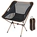 MARCHWAY Ultralight Folding Camping Chair, Portable Compact for Outdoor Camp, Travel, Beach, Picnic, Festival, Hiking, Lightweight Backpacking