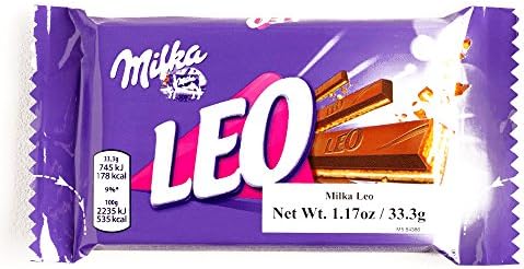 Milka Milk Leo 1.17 oz each (5 Items Per Order)