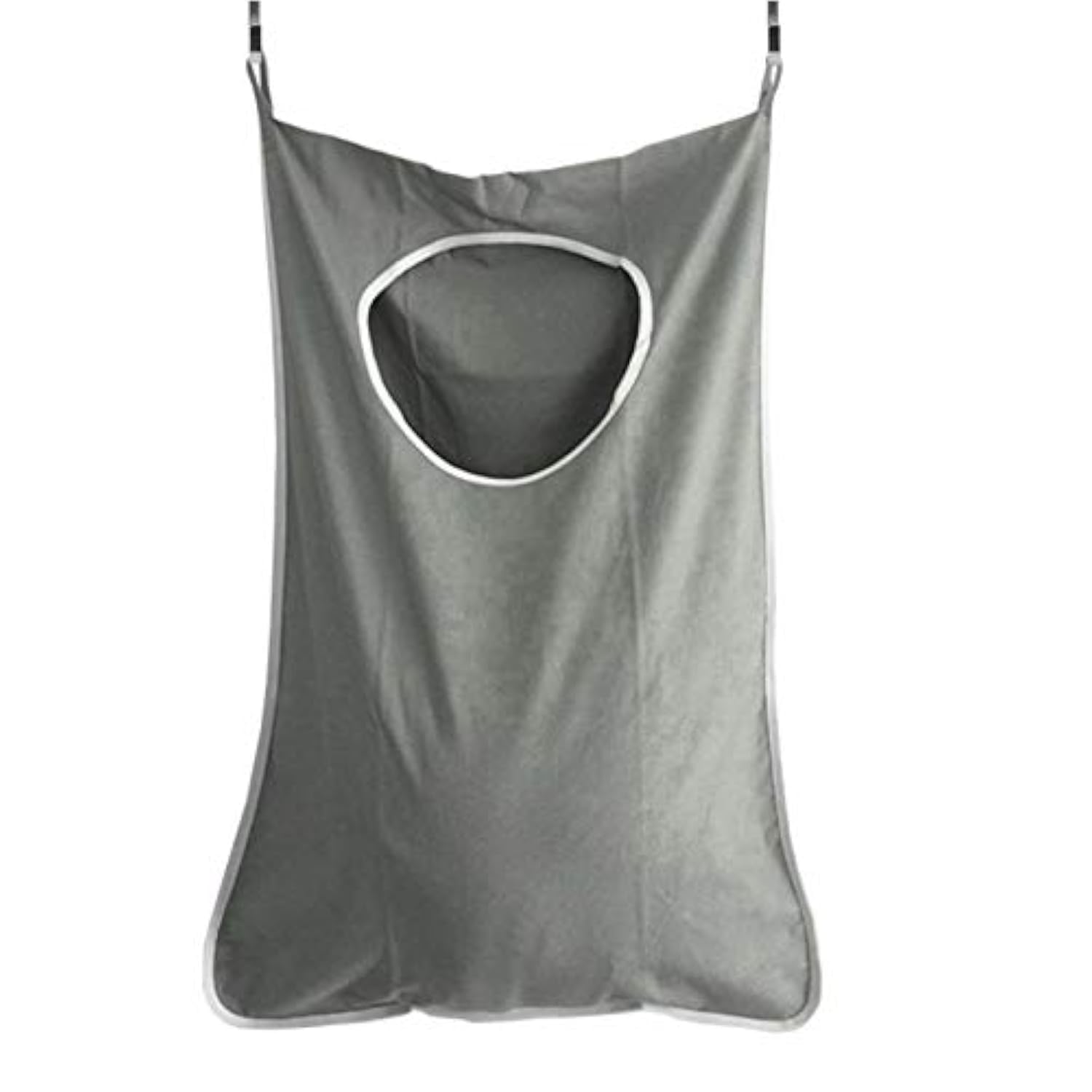 XLKJ Laundry Basket Bag, Hanging Laundry Hamper Bag, Space Saving Hanging Hamper with 2 Door Hooks for Bedroom, Bathroom or Laundry Room