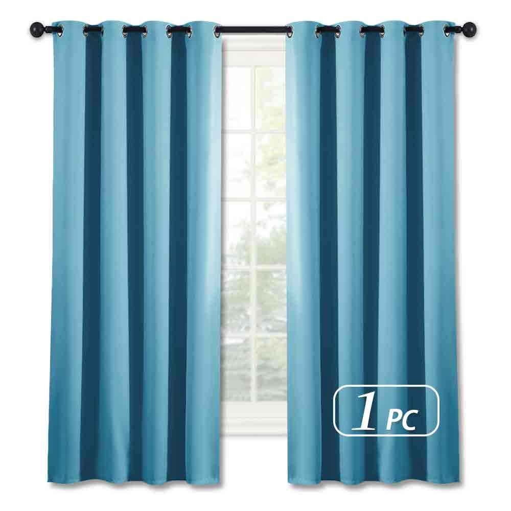 Blackout Curtain For Sliding Door One Panel W100 X L84 Black