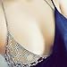 Franterd Bikini Chain, Retro Fashion Bra Body Sequin Necklace Chain (Flower)