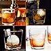 4 Pack Flexible & Durable Silicone Sphere Round Ice Cube Molds, Makes 2 Inch Ice Balls