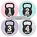 Months In Motion - Baby Month Stickers - Monthly Baby Sticker for Girls - Milestone - Workout Kettebell Gym Crossfit(1200)