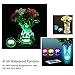 Submersible LED Lights 10 RGB LEDs 16 Colors Changing Waterproof Underwater Lights Multi Color Battery Powered with IR Remote Controller for Aquarium, Vase Base, Pond, Swimming Pool, Garden, Party