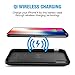 iPhone X Battery Case [Support Qi Wireless Charging,Lightning Headphone],Capshi 3000mAh Rechargeable Charging Case Extended Battery Power Bank Portable Backup Charger Case for iPhone X/10-Black