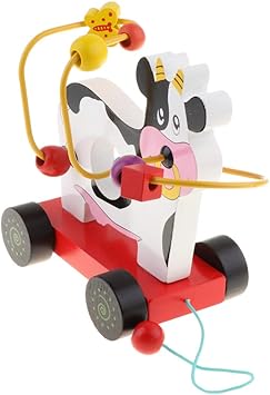 Non Brand Juguete De Coche De Animales De Dibujos Animados Madera